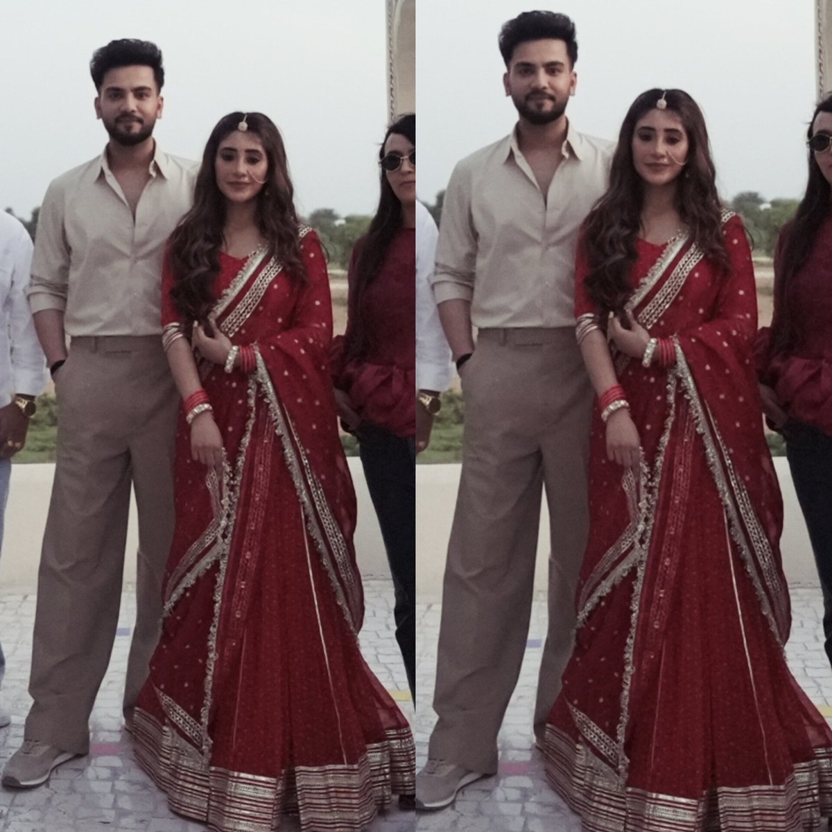 moonlitdianaa's tweet photo. don't mind it guysss if I will ship them together, just look at them they're looking so cuteeee together no nazar on my babudissss 🧿 ♥️ and yaaa if their will be tag fr them what it will be ?  🦋

#shivangijoshi • #elvishyadav • #mijaj • #elvisharmy • #shivangians https://t.co/Os2NSB9Fb8