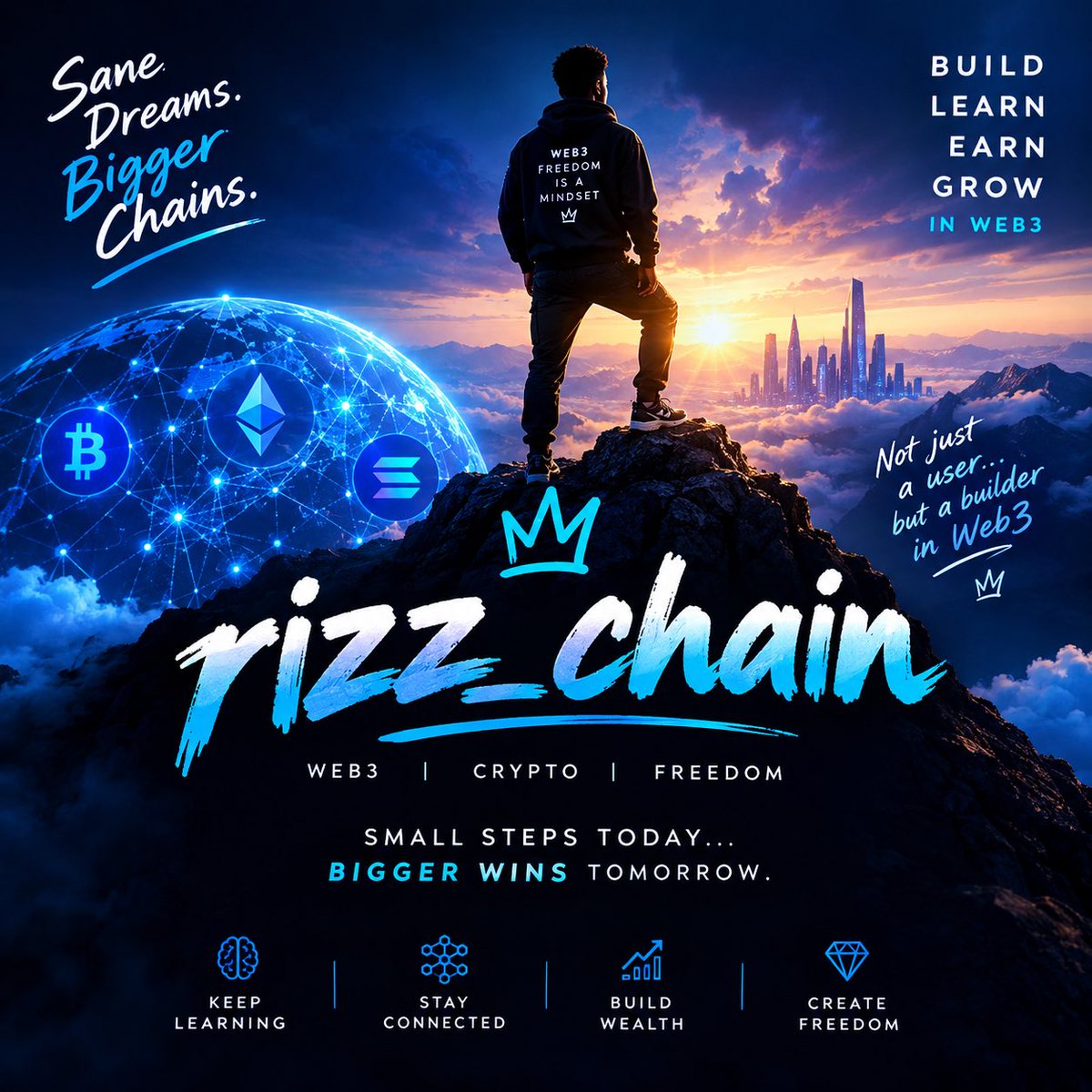 Rizz_chain's tweet photo. The future belongs to those who build it. ๐๐
Learn. Build. Connect. Grow. Repeat.
One block at a time, one dream at a time. โ๏ธ๐
โ rizz_chainโ
#Web3 #Crypto #Blockchain #BuildInPublic #Web3Community #rizz_chain #FutureOfTheInternet https://t.co/WViuDzwWJe