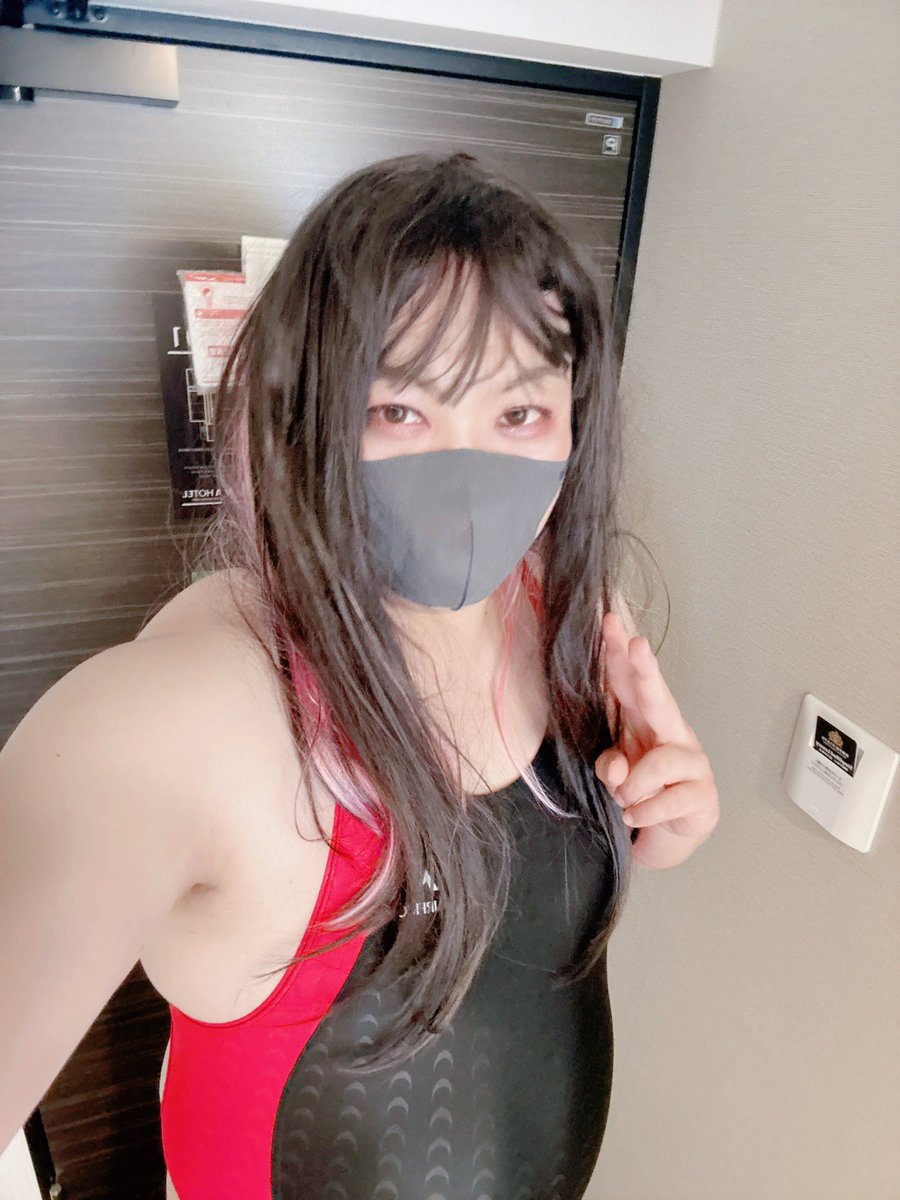 rii250120's tweet photo. 競泳水着✨
#女装 https://t.co/6knpv4oEXW