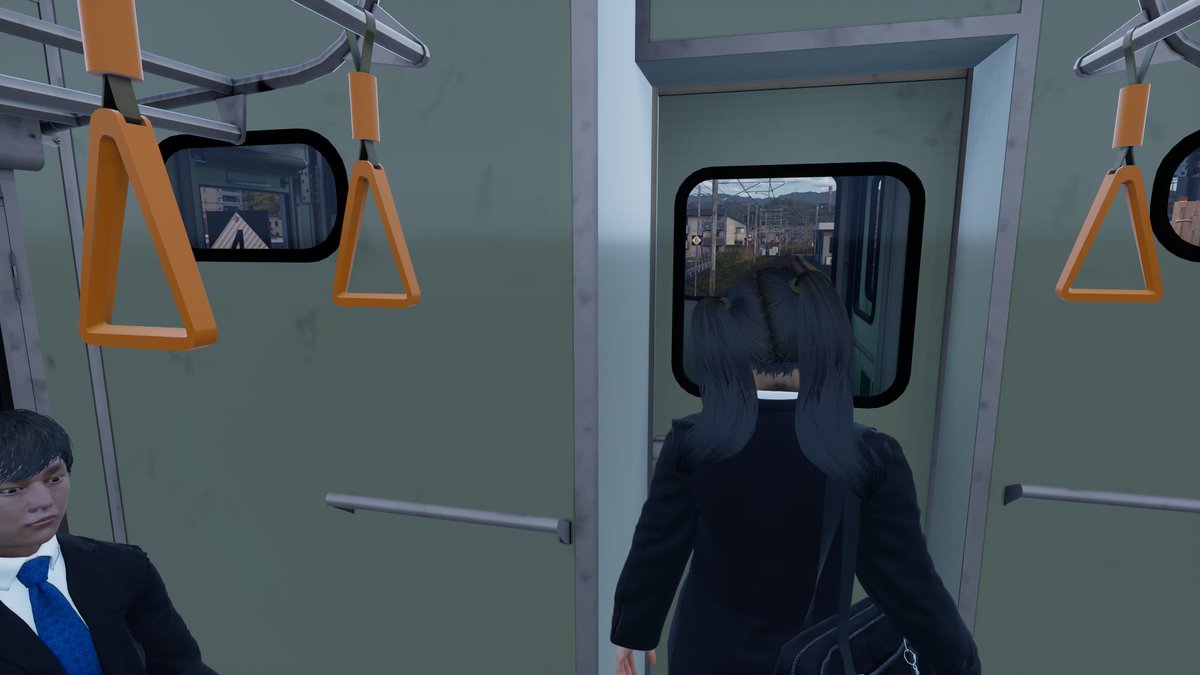 kakinanoyogoshi's tweet photo. RUNNING TRAIN 走ル列車のアップデートが来ました👏
乗客が再現されて、駅や車内が生き生きしています!開発者の方、すごく頑張っておられる!感謝感謝です!
・・・おや?女子高生 鉄子ちゃんが乗ってきましたよ(笑)
#RUNNINGTRAIN
#走ル列車 https://t.co/MuLQFBFvKb