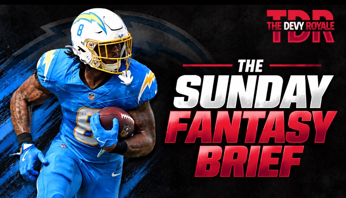 Daboys_22's tweet photo. The Sunday Fantasy Brief is here 📰

Before Week 1 kicks off, we’re hitting the biggest injury updates, weather concerns, dynasty opportunities, stock movement, and the players I’m watching most.

Quick. Actionable. Built for fantasy managers. https://t.co/M2FWT9o7pG