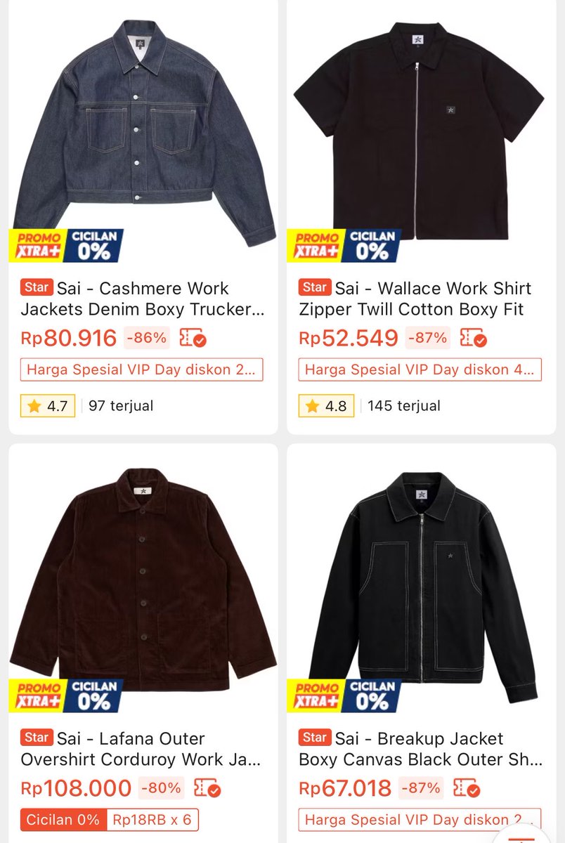syashana's tweet photo. DEFINISI TETAP TAMPIL KECE
dengan harga affordable💯 https://t.co/vvxctwSiM5