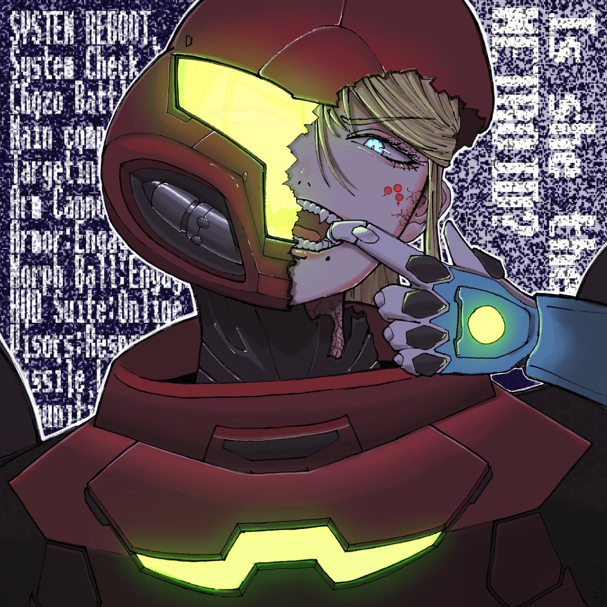 Kraid_mp4's tweet photo. Is she the Metroid already ? https://t.co/YUwWbH98OD