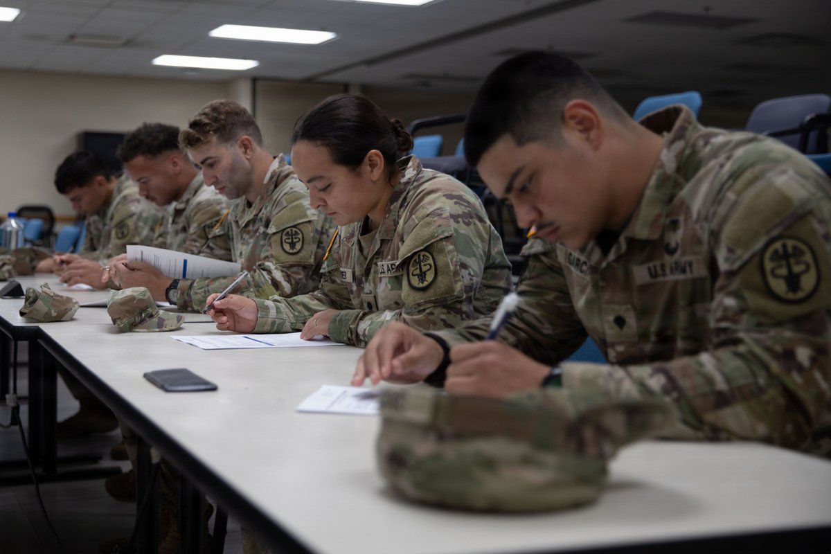 USArmy's tweet photo. The 2026 U.S. Army Best Squad Competition is underway!
Weapons issued and zeroed. Packing lists verified. Soldier skills and knowledge tested.
Now, squads from across the Army go head-to-head in challenges that will test their grit, teamwork and warfighting skills. https://t.co/IauKWwhCs5