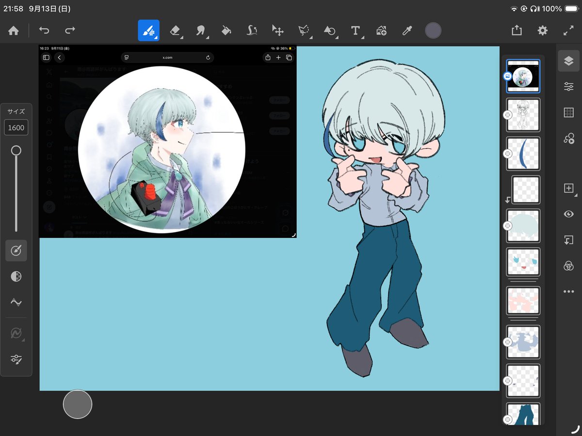 PON_CoTwo0005's tweet photo. #イラスト
#FA
軽く塗塗りました https://t.co/alyEPLDzYY