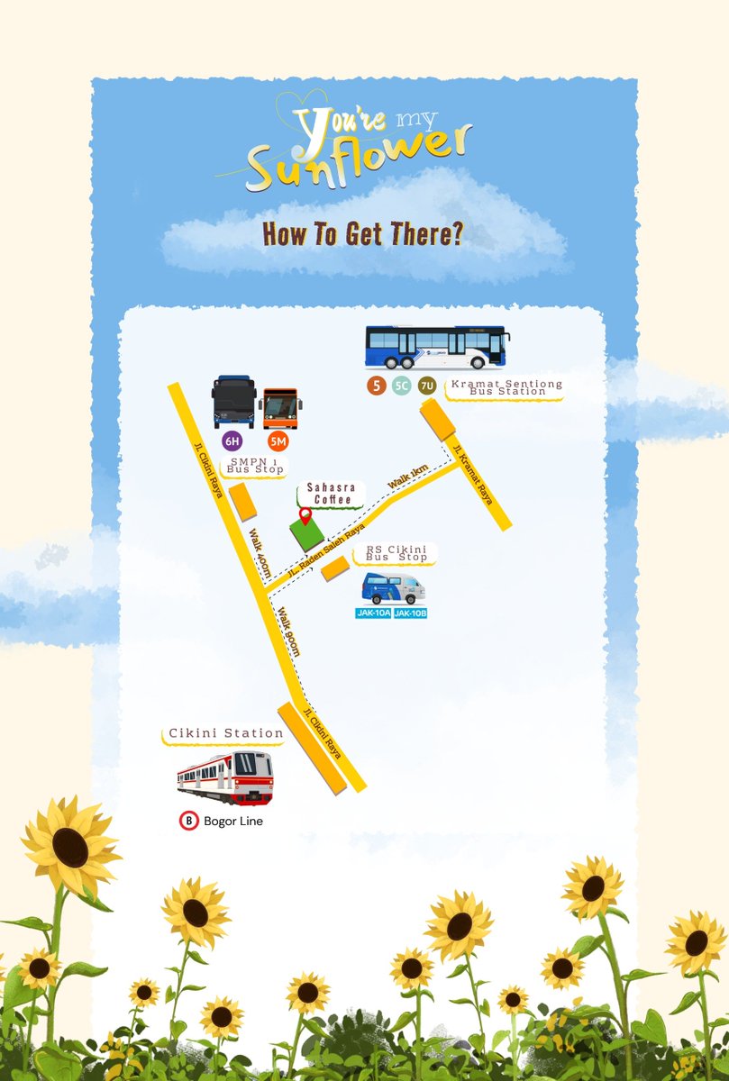 CATOTTER613's tweet photo. D-14 to #YouAreMySunflower 🐈‍⬛🦦

Here's how to reach the location using public transportation.
See you around~🌻

#WONCHAN https://t.co/vnvCHSZ2ee