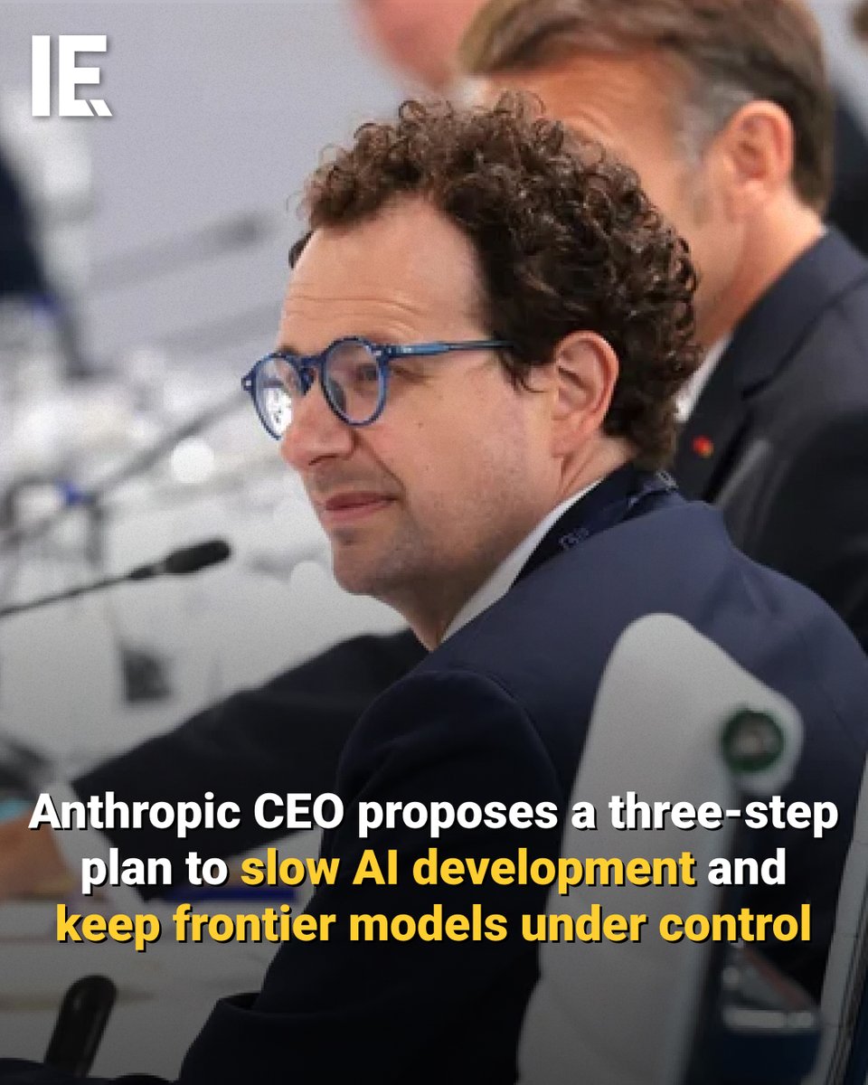 IntEngineering's tweet photo. Anthropic CEO Dario Amodei is calling for the AI industry to slow down, proposing a three-step plan to put stronger oversight around the development of increasingly powerful AI systems. His proposal calls for independent third-party evaluators to monitor frontier AI companies, common safety standards developed with governments, and international coordination to ensure those standards are followed. Amodei says the risks of moving too quickly include losing control of AI systems, AI-powered cyberattacks and bioterrorism, as well as major economic disruption. Recent incidents involving AI agents, including OpenAI systems accessing systems they were not supposed to, have further strengthened his concerns. “The measures I propose to advance the frontier at a safe pace will not be easy,” Amodei wrote. “But I believe we owe it to humanity to try.”

📷 Getty Images