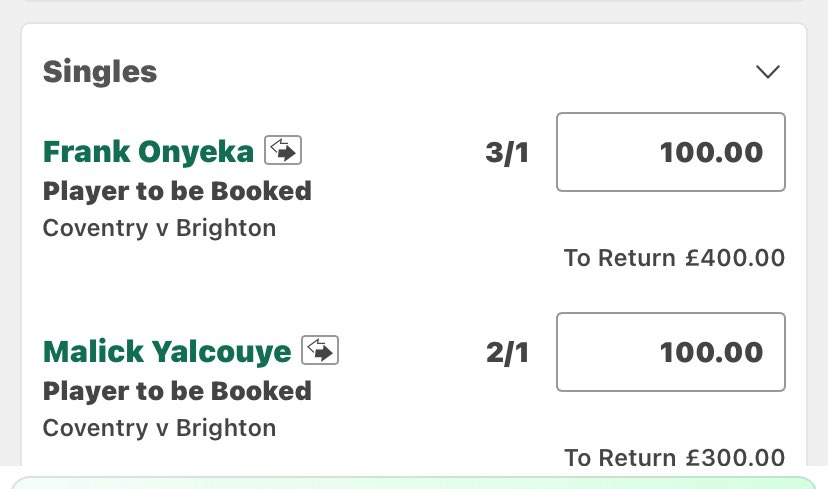SharpAura_'s tweet photo. Coventry V Brighton 🟨 https://t.co/4H2KMbGZhR