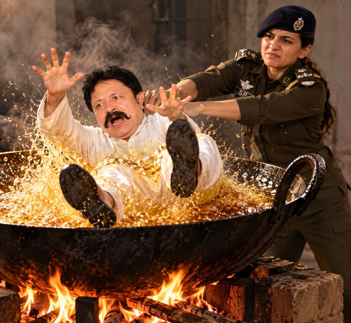 khurram2247's tweet photo. یہ ھے ایس پی سدرہ خان  اشتیاق بھائ کی قاتل جسکی وجہ سے 
اشتیاق بھائ کھولتے ہوئے تیل کی کڑھائ میں جاگرے اور پھر زندگی خان کے نام پر قربان کردی۔
آئیے سب ملکر اس سدرہ خان پر 24 گھنٹے لعنت بھیجیں۔ اس کی آئ ڈی کو نشان عبرت بنادیں
@KhanSydrah https://t.co/wvPT5OQCov