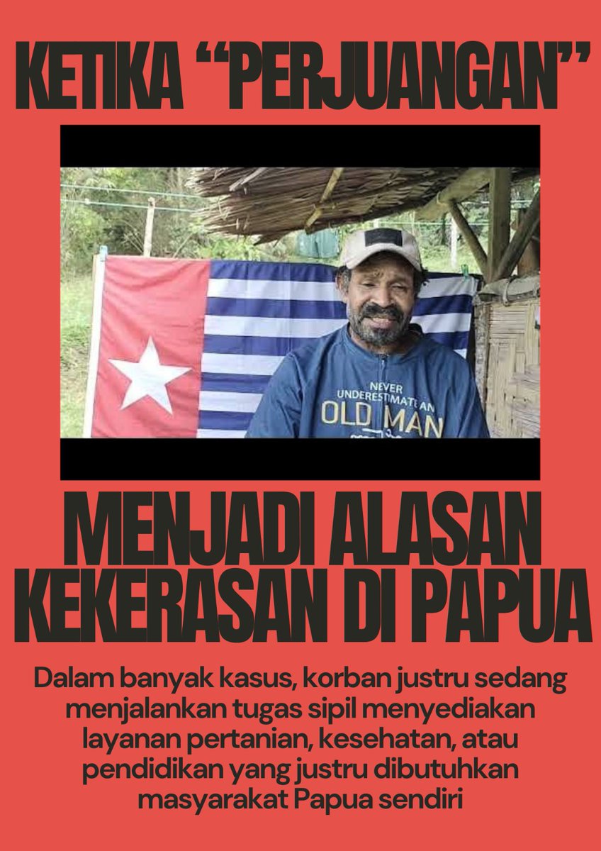 GeioRiz's tweet photo. KETIKA PERJUANGAN MENJADI ALASAN KEKERASAN DI PAPUA
#kkb #komnasham #komnasperempuan #papua #separatis https://t.co/xnqDK0sWG6