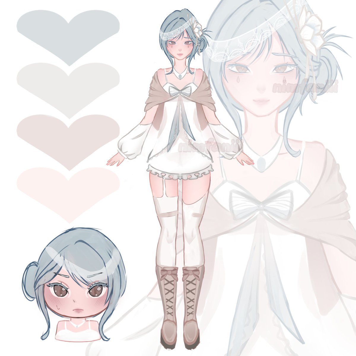 nimfaniii's tweet photo. Girl adoptable 

SB - 15$
MI - 1$
AB1 - 200$ + commercial right 
AB2 - 350$ +AB1 + bust art 

Payment via boosty 

#adoptable #adopt #characterdesignㅤ
Info ↓ https://t.co/MWCVHHASwO