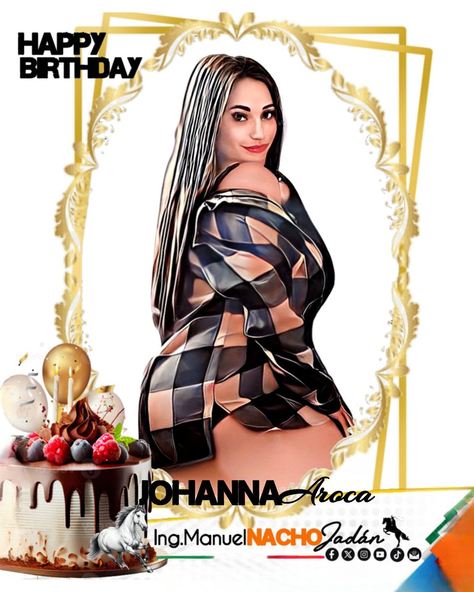 NachoJadan's tweet photo. #𝗡𝗮𝗿𝗮𝗻𝗷𝗮𝗹𝗺í𝗗𝗲𝘀𝘁𝗶𝗻ó || 🇮🇹 [ 𝗢𝗻𝗼𝗺á𝘀𝘁𝗶𝗰𝗼 ] 🎂
Un feliz cumpleaños lleno de bendiciones mí estimada amiga 𝗝𝗼𝗵𝗮𝗻𝗻𝗮 𝗔𝗿𝗼𝗰𝗮.🌹
Que 𝗗𝗜𝗢𝗦 todo poderoso siga bendiciendo grandemente tú vida junto a todos sus seres queridos. https://t.co/VOx4Exp1Vv