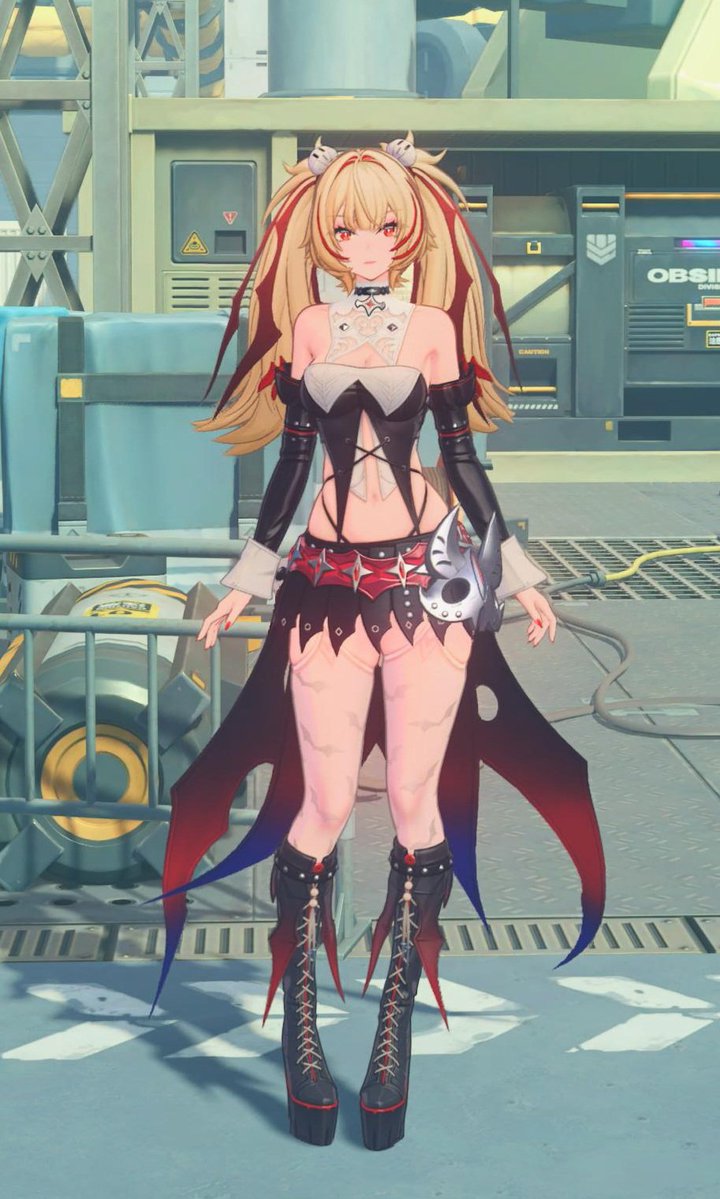 cqlumbina_'s tweet photo. this is one of the top 10 designs in zzz idc fight me https://t.co/hpIn9MXBlk