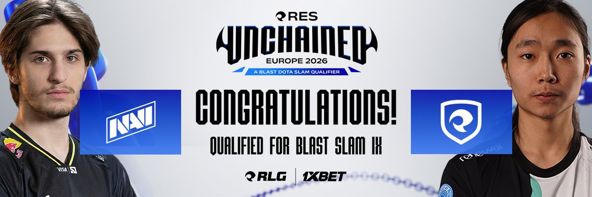 RelogMedia's tweet photo. From the #EU 🌍 CQs, @natusvincere solidify their status as favorites &amp; are joined by #DawnBulls as the 2nd squad to earn a #BLASTSLAMIX appearance! 👏

Thanks for watching Relog #DotA! Until next time! 🫶

#BLAST x #RLG | #DotA2 @RelogMedia https://t.co/LsiyT4dfiM