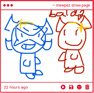 mewpez's tweet photo. awhhh cute sword n rockey 
ou. they're bald.. #phighting https://t.co/omKLrWJ652