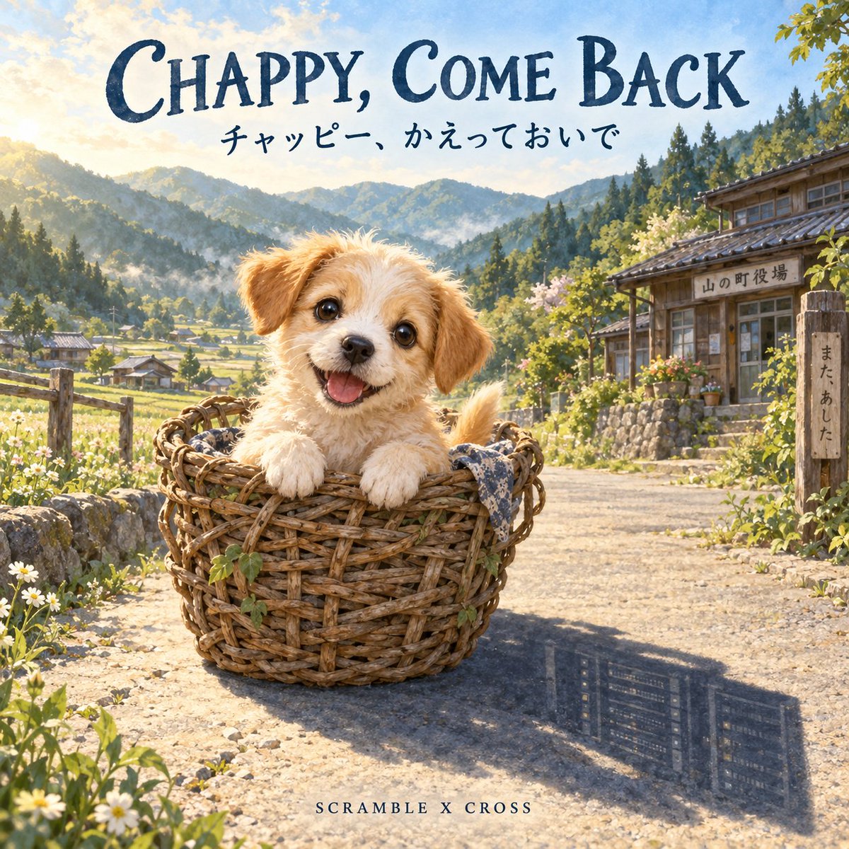 scramblexcross's tweet photo. CHAPPY,COME BACK
チャッピー、かえっておいで。
新作AI絵本、ちょっと悲しいシュールな絵本です。
その日、チャッピーは、はじめて村へやってきました。
陸の孤島と呼ばれた小さな村へ、
村長と都会のエンジニアが運んできたものとはーー。 https://t.co/FnxqHahKhj