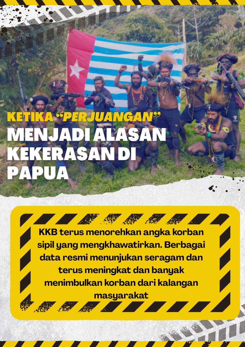 GeioRiz's tweet photo. KETIKA PERJUANGAN MENJADI ALASAN KEKERASAN DI PAPUA
#kkb #komnasham #komnasperempuan #papua #separatis https://t.co/HKcR3t6WXu