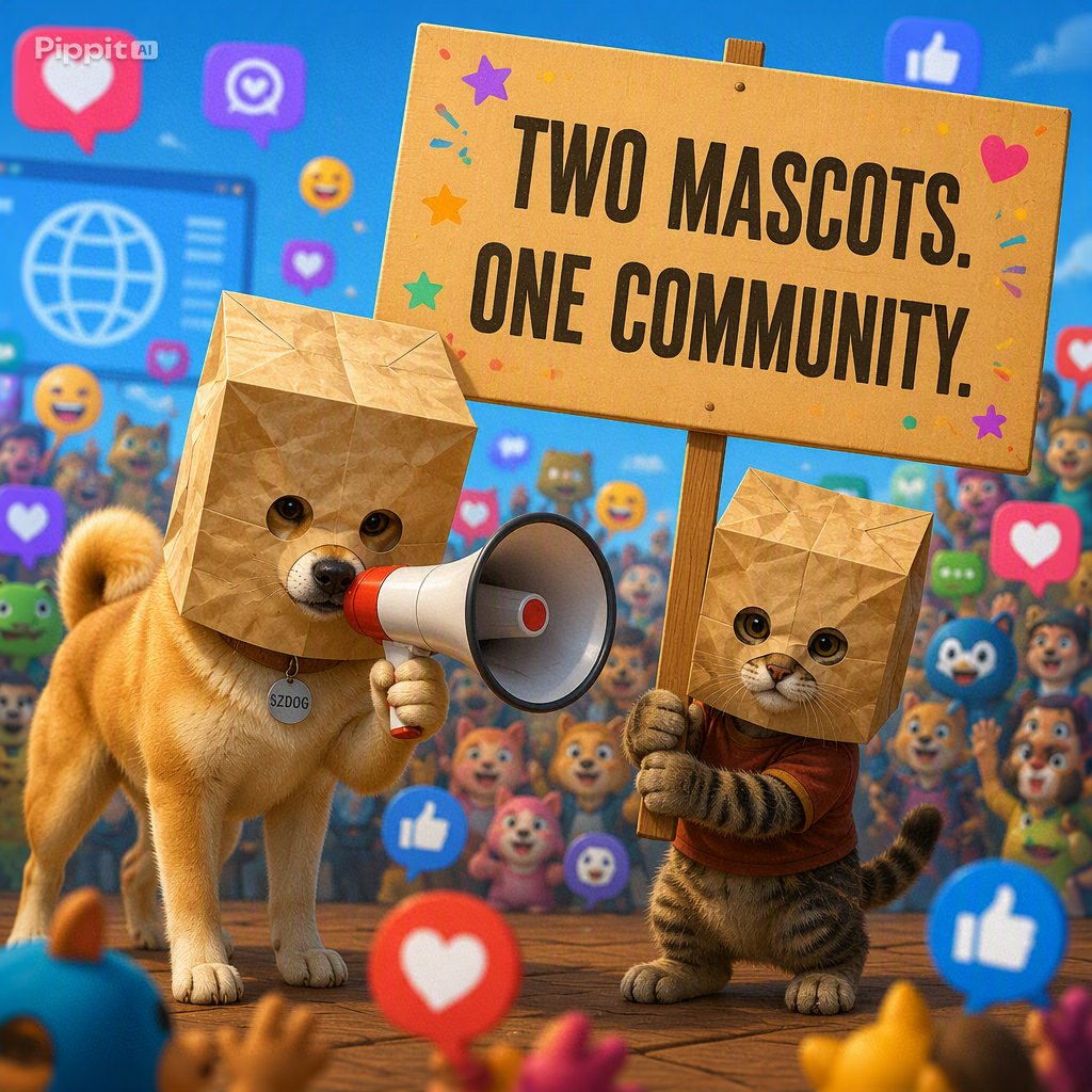 RodriiAG's tweet photo. solana:EbT2jpoeRJVFNWAFJE97EGfQF3iwHsEY8sh17fGbL5ER builds the community. solana:HcRLc9VDgjLeK154xDawfb1dmVJ98DoSqcwTHGqiDeJR brings the chaos. Together, they keep the timeline alive.
#ZDOG #ZCAT #MemeCoin #CryptoCommunity https://t.co/POsJqW4lRX