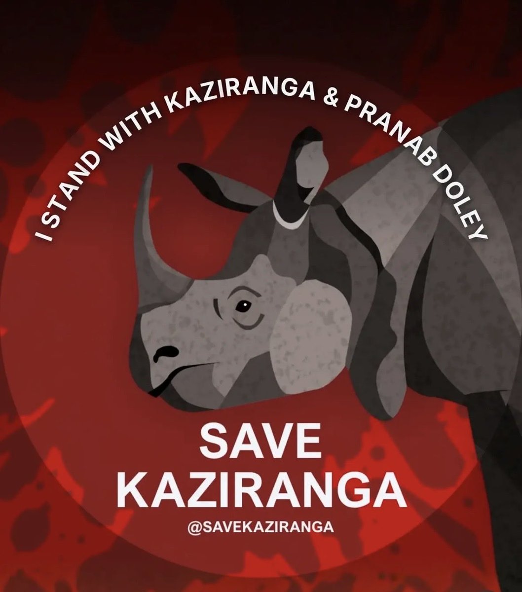 talesnwheels's tweet photo. Trimming Kaziranga’s buffer zone from 10km to 1km, is handing 90% of protected land over to commercial exploitation. Stop sacrificing Rhinos for concrete and cash. 
#SaveKaziranga #FreePranabDoley 
@assamforest 
@WWFINDIA https://t.co/V8Rm3REL6J