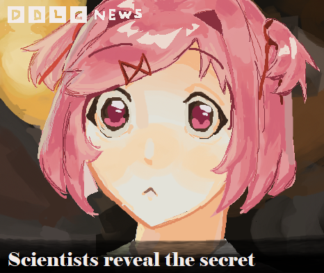miro_theburger's tweet photo. scientists reveal the secret
#DDLC #natsuki https://t.co/uXj0k81IUZ