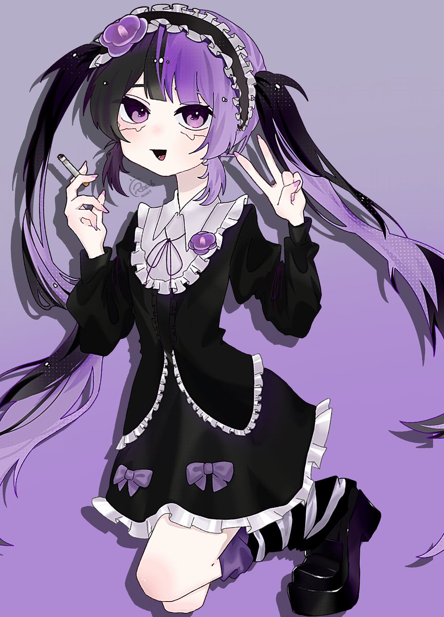 firstrabbit0126's tweet photo. テストも無事終わったﾉﾃﾞ🌺🐰💜

#海石榴へ 
#海石榴のアトリエ https://t.co/bamAjPBghQ