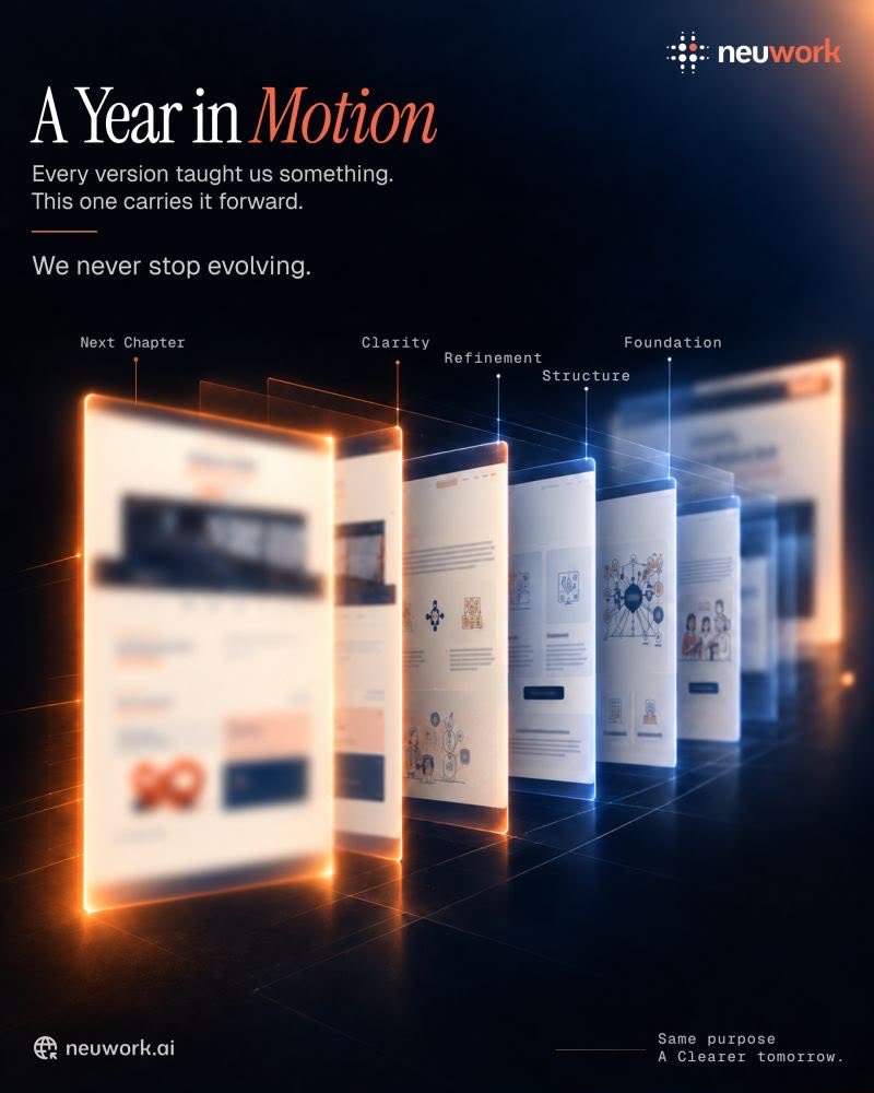 neuworkai's tweet photo. Blurred on purpose. Not for long.

Same purpose. A clearer tomorrow !

New website launching soon !

#FutureBYneuwork #neuwork #BuildWithPurpose #AIWithIntent #DigitalTransformation https://t.co/u1bHzJY8Lr