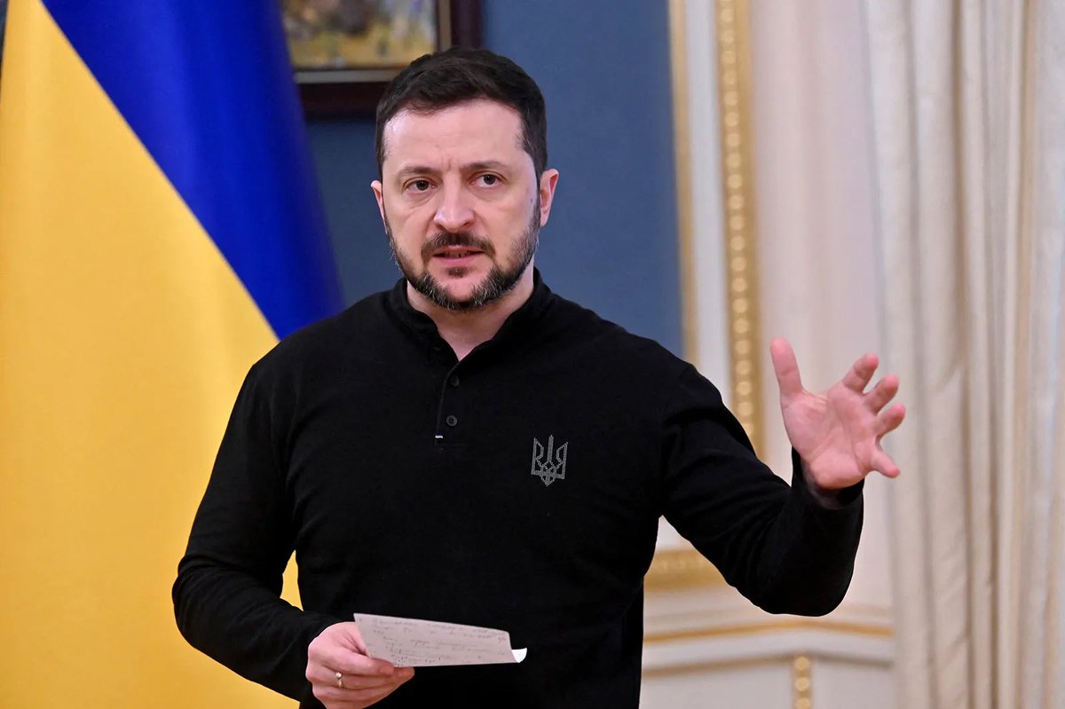 RpsAgainstTrump's tweet photo. President Zelensky: “It is precisely to prevent these strikes from spreading further into Europe that Ukrainian men and women fight every day, give their lives, and do not allow the aggression to expand. Russian terrorism is a common threat to many, but it definitely can and must be defeated in Ukraine.”