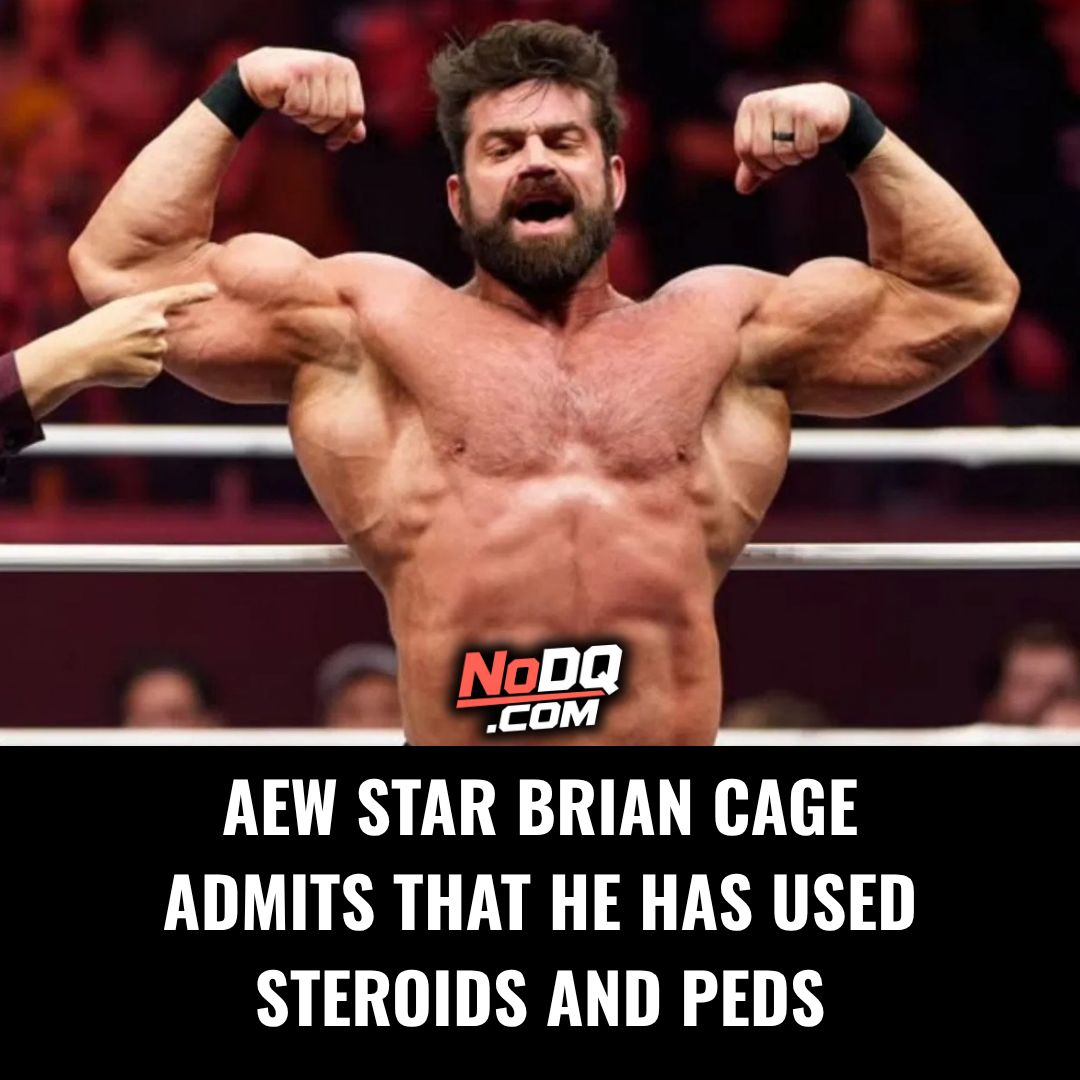 nodqdotcom's tweet photo. AEW star Brian Cage admits that he has used steroids and PEDs https://t.co/WCIgn429Ak https://t.co/hS4ozgPJ7d