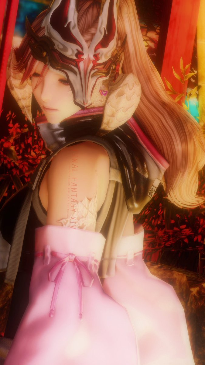 SophieRP_ff14's tweet photo. おはようございます☀
和サイバー2枚目。和装系はポニーテールとかお団子とかがやっぱり似合いますね🍡
ミラプリに合わせてミラージュプレートで髪型変える機能実装してくれぇ吉田~~~~~~~~!!!!
#Chaaka_ST #FF14 #おはウラ https://t.co/as4FJmuJT1