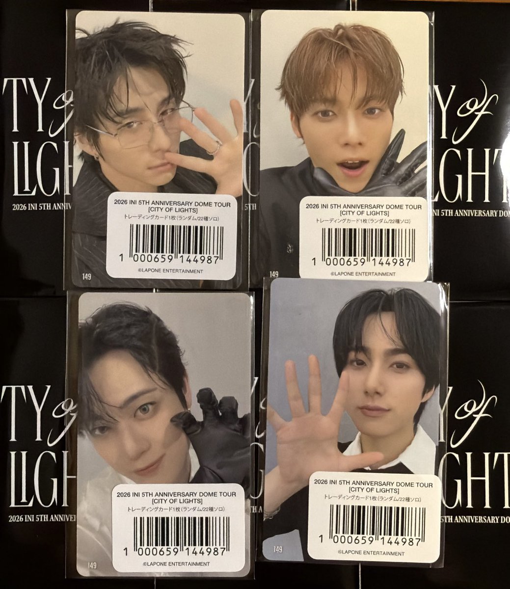 raion_81025's tweet photo. INI 2026 DOME TOUR CITY OF LIGHTS 缶バッジ 7000円 トレカ

【譲】
7000円 木村 西 尾崎 佐野 149

【求】
7000円 藤牧 150

ドーム手渡しor郵送
お気軽にお声掛けください🙇🏻‍♀️

 #INI交換 #INI譲 #INI求 https://t.co/20s7bOilGA