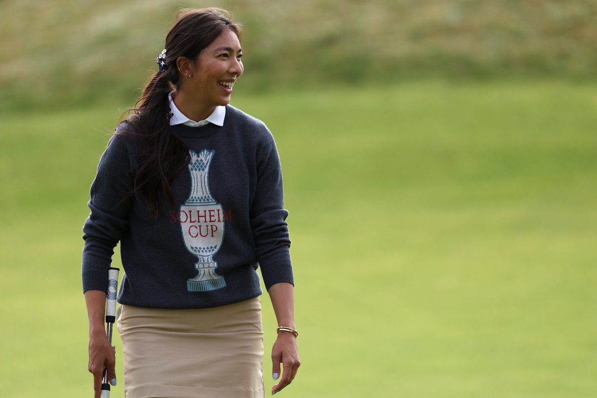AddieParker__'s tweet photo. Kupcho delivered yesterday, but Alison Lee is the MVP for the Americans this week, showed up in every session she played.

Incredible stuff all week, but especially today. Largest singles comeback in Solheim history.

📷: Getty https://t.co/Air95uyR2J