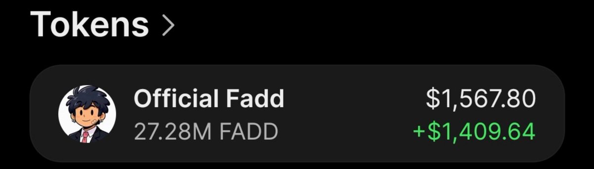 MoonSniper__'s tweet photo. $FADD Is maxing good on my alpha tg
Congrats Team alpha 👏
⛓️ #Solana #memecoin #CryptoTrading https://t.co/9VzIVzgNAV