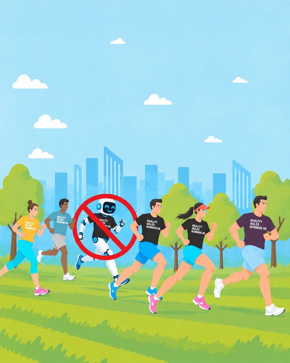 RRRunnersUK's tweet photo. 👋 critics! Yesterday #RealityRulesRunners had 239 members, 80 of whom participated in 55 UK #Parkrun events = a 33% participation rate.
Much better than @parkrunUK’s rate, meaning your 🧠 theory that we use fake accounts & employ bots doesn’t check out! Have a great Sunday. 😘 https://t.co/lddTnxPKTJ