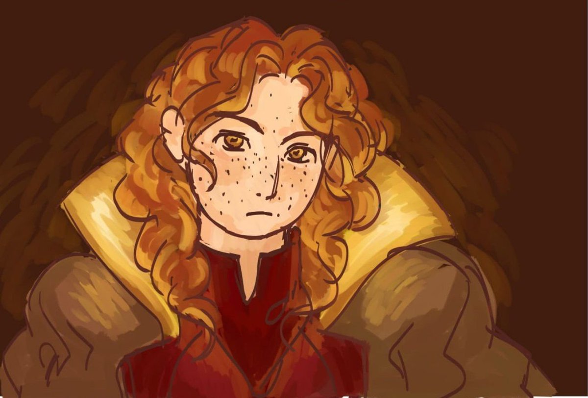 vushimushi's tweet photo. Damn she does not look like I drew her 
#art #colour #light #gold #oc https://t.co/5JaN3Oaa7l