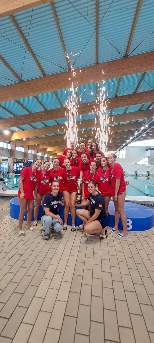cnswaterpolo's tweet photo. CAMPIONES DE LA NEXT GENERATION
Torneig impecable amb plena de victòries per les nostres juvenils !!
A més, Erika Douton millor jugadora i Júlia Teodoro millor portera !
ENHORABONA noies i staff !
#somCNSabadell #adnclub #plapedreraCNS #somwaterpolo https://t.co/3fSmdp6eDo