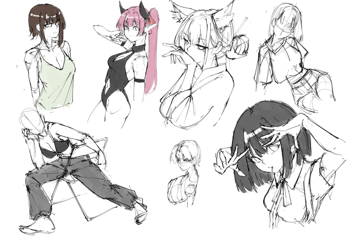 Eii_Jiii's tweet photo. Exercises Drawing 2 https://t.co/XSM0Iq0m8t