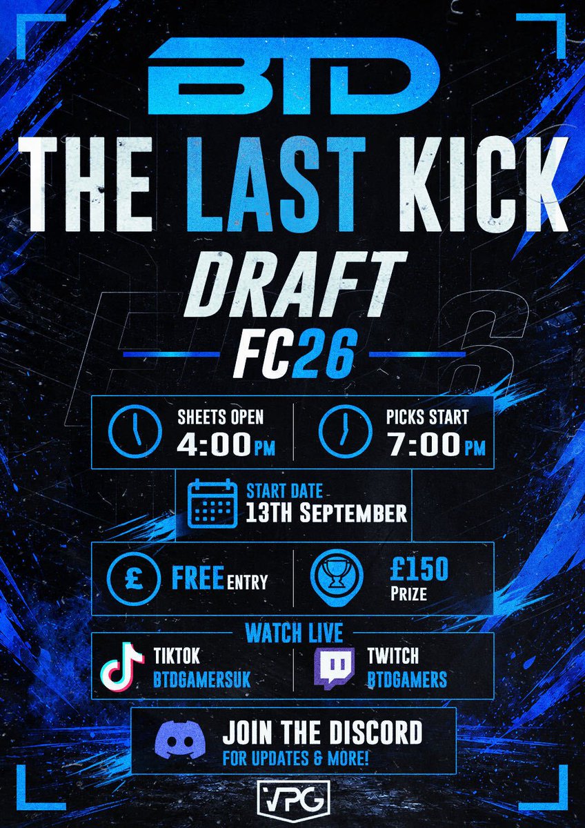 btdgamersuk's tweet photo. 🚨SHEET OPEN AT 4PM TODAY LAST CHANCE TO SIGN UP👇

https://t.co/82jfIamC83 https://t.co/7RhKdQWPbt