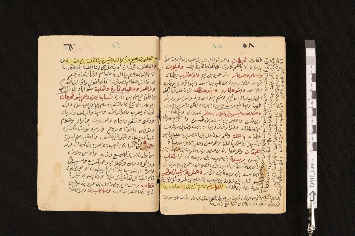 Manuscriptsx's tweet photo. مخطوط الغزي من اهل غزة ذكر أنساب ربيعة ومنهم اللهازم وهم عنزة و عجل وتيم الله و قيس ابناء ثعلبة بن عكابة #بكر_بن_وائل #BY136 https://t.co/sCLb6Uj9I9