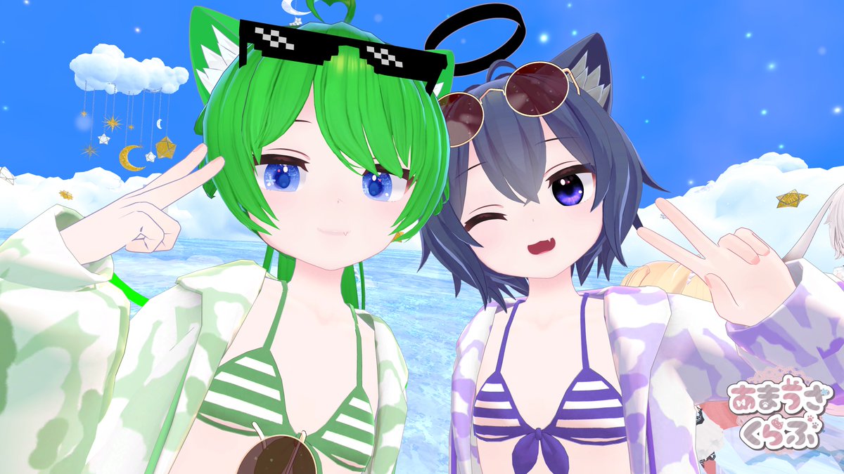 minamon_vrchat's tweet photo. あまうさくらぶでのお写真！！ https://t.co/bKvwPufKBD