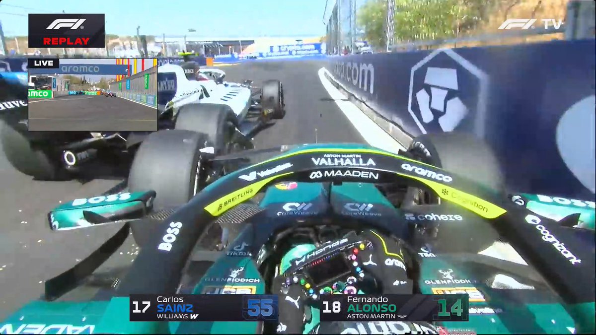 PadokoweSwiry's tweet photo. Sainz na starcie prawie załatwił Tsunodę, a teraz rozpoczął wojnę domową z Fernando

#F1PL #ElevenF1 https://t.co/WdrevmB1G2