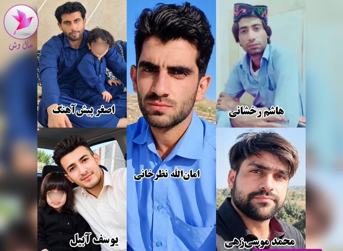 hamalilalin's tweet photo. سحرگاه پنج پدر بلوچ توسط حکومت ایران، دار زده شدند!

#یوسف_آبیل ۲۷ ساله، پدر دو کودک  
#اصغر_پیش‌آهنگ ۳۴ ساله، پدر سه فرزند  
#امان‌الله_نظرخانی  
#هاشم_رخشانی ۳۴ ساله، پدر دو فرزند  
#محمد_موسی‌زهی ۳۴ ساله، پدر دو فرزند خردسال

پنج خانواده بلوچ  دیگر بی‌سرپرست شدند.

رسانه‌های فارسی‌زبان و بسیاری از فعالین فارسی‌زبان؟ سکوت و بایکوت هدفمند.  
چون قربانی بلوچ است، چون منفعت شان در همین هست. 

اگر نام‌های دیگری داشتند، تیتر یک می‌شدند. مرگ بلوچ حتی خبر هم نیست.

این فقط اعدام نیست؛ پاک کردن یک ملت از صفحه اخبار است.

#اعدام_نکنید  
#بلوچستان