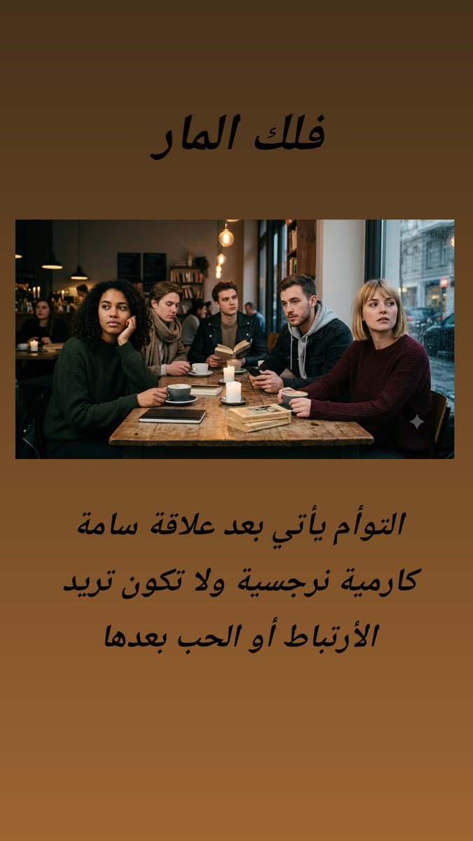 la01691111's tweet photo. لمعرفة نوع توأمتك هل هي علاقة توأمة نرجسية أو توأمة كارمية أو علاقة شعلة مزيفة او توأمة نفس او روح قم بحجز استشارتك
#توأم #الشعلة #النفس #الروح #النرجسي https://t.co/m63N1zE6DT