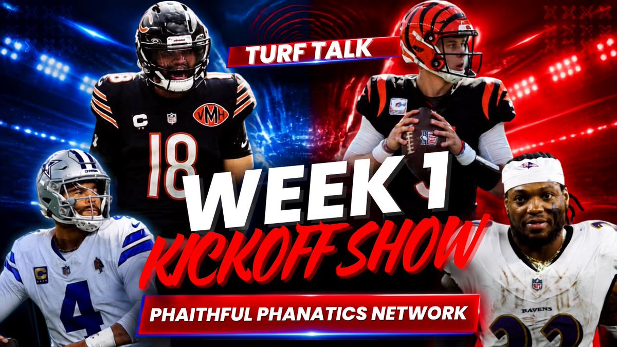 PhaithfulPN's tweet photo. We are going live on the @PhaithfulPN YouTube channel in just under 5 minutes to break down the #NFL Week 1 slate!

- Recapping NE/SEA + LAR/SF
- Predicting the biggest games of Week 1
- Rapid Fire through the rest!
- BEST BETS! 

GET INVOLVED IN THE COMMENTS & SUBSCRIBE! - https://t.co/WNg7SzSGiv