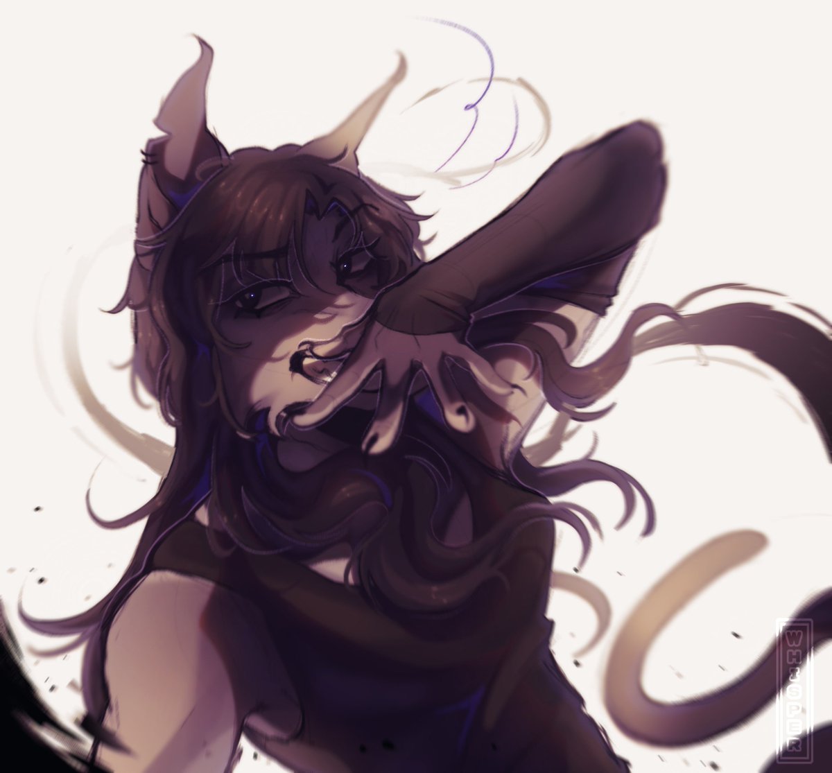 WhisperingDoggo's tweet photo. Aaand one more atack!! 

#art #anthro #furry #cat #oc #artfight2026 https://t.co/MfWujkFdIH