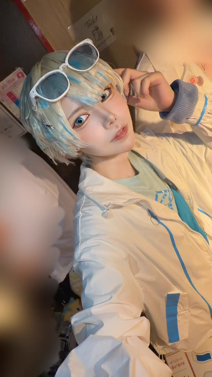 水色ドットの服 彗 on X: 