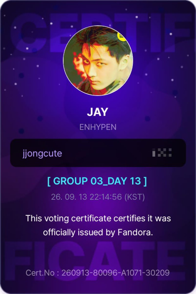 jjongcutee's tweet photo. buat yang ngebiasin jay + ngeshipin jay 
vote jay di fandora cuyy, jangan jadiin jay bahan haluan + bahan ship doang yee😁🙏🏻 https://t.co/dkdUl5gCQ3