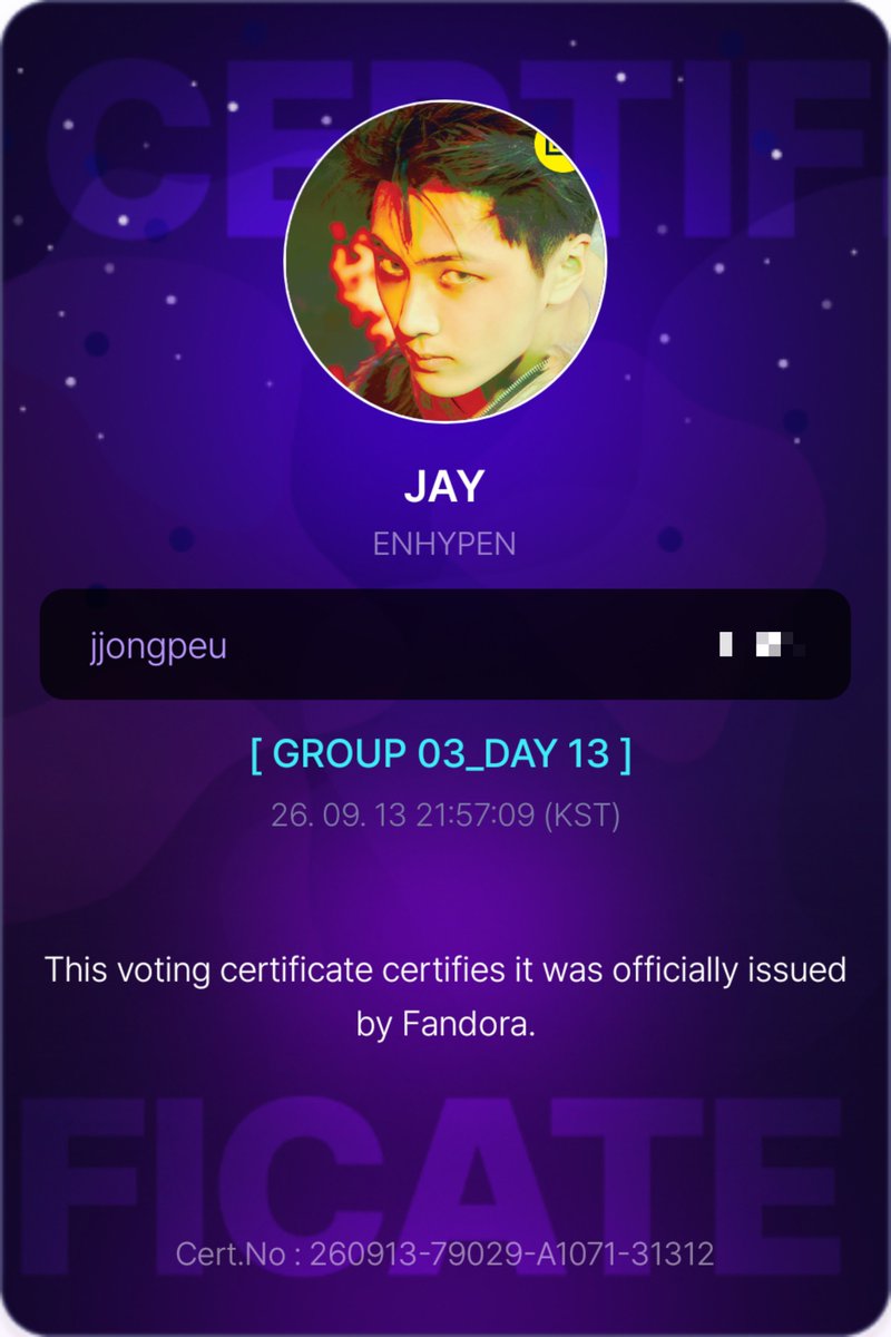 jjongcutee's tweet photo. buat yang ngebiasin jay + ngeshipin jay 
vote jay di fandora cuyy, jangan jadiin jay bahan haluan + bahan ship doang yee😁🙏🏻 https://t.co/dkdUl5gCQ3