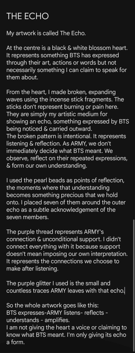 Cutiepumpkin15's tweet photo. I couldn't make it perfect but I think what i wrote will explain my artwork and interpretation of the project💜

#BTSARMY_movesmountains https://t.co/2BDLeDtrqs