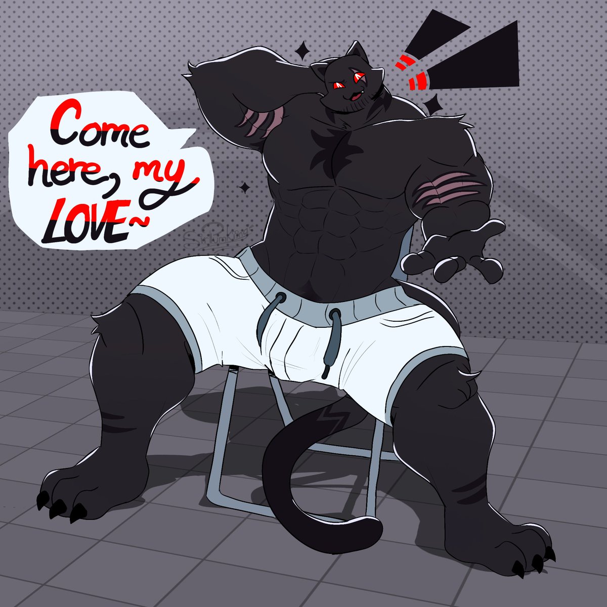 SirPumkiing's tweet photo. It seems to me that he's calling someone very clean and bright, right? Otherwise, who else would he be calling? 

I think he needs the company of his special someone—oh, I didn't have to say that, oops, sorry Shadow Meowscles 🫢

🐱🐈‍⬛✨ https://t.co/Oaytw7XP50
