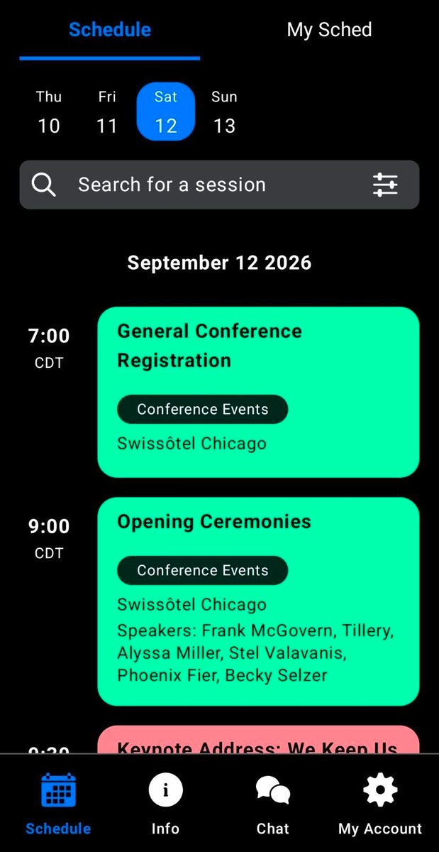 BlueTeamCon's tweet photo. Make the most of the second and last day of Blue Team Con 2026 - download the official app to info on all of the events and activities for the day. Download here: 
Android: https://t.co/eLom5QtJ0W
iOS: https://t.co/WiJBJ49kYi https://t.co/YWYPiYN4UK